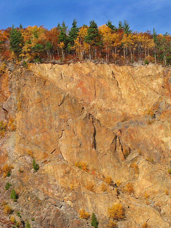 falaise en 2007