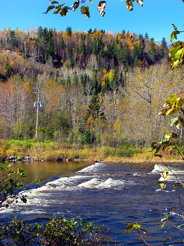 petit rapide de la rivire Matane