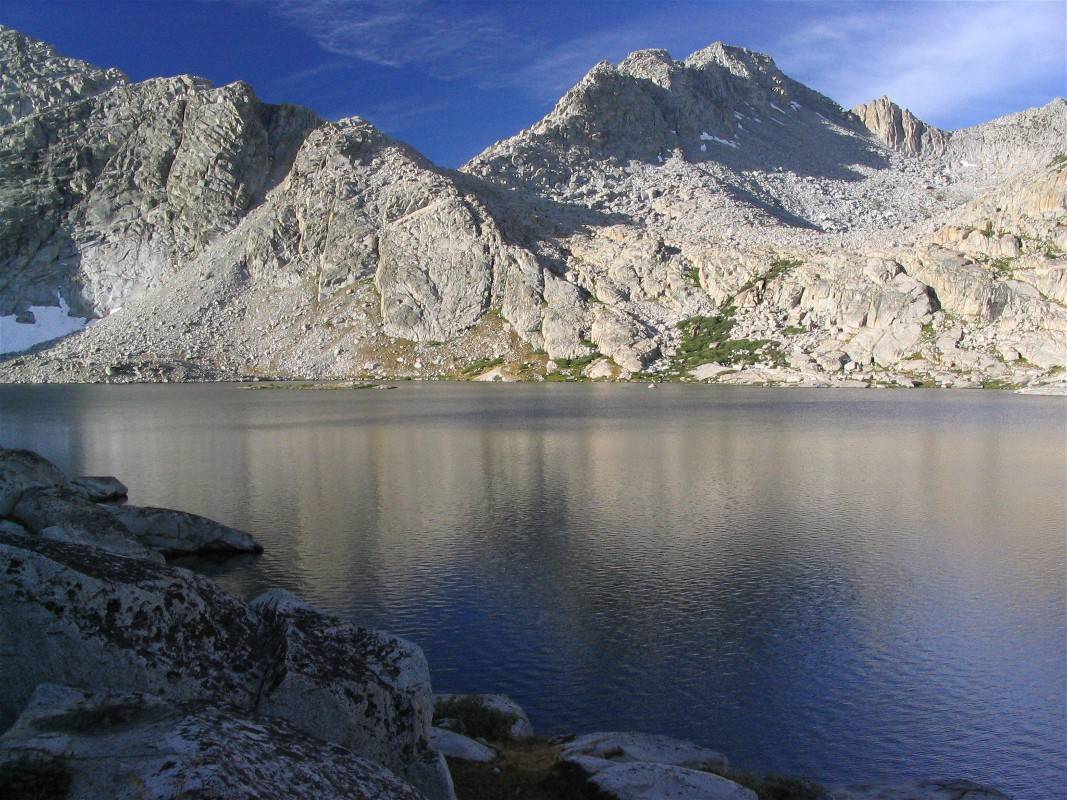 Three Island Lake and Senger Pass, the route I hiked from Senger creek