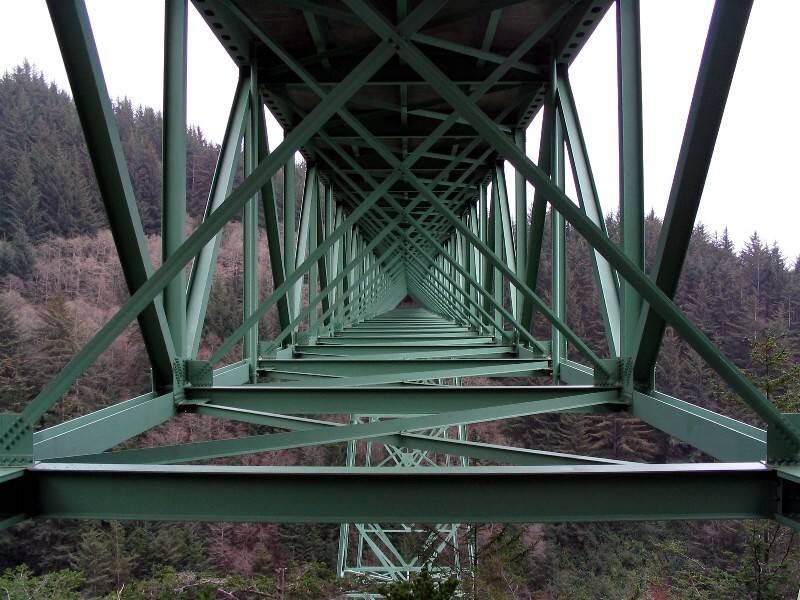Oregons highest bridge on Hwy 101