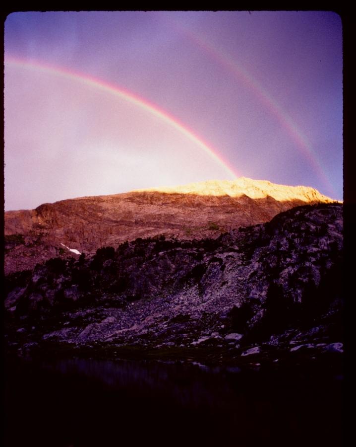 Baldy Mtn double rainbow
