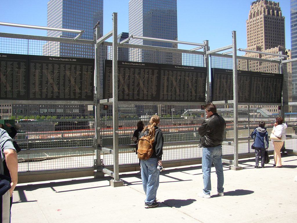 9/11 Memorial at Ground Zero