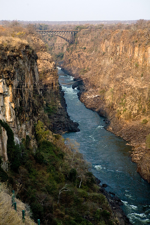 Downstream of the falls