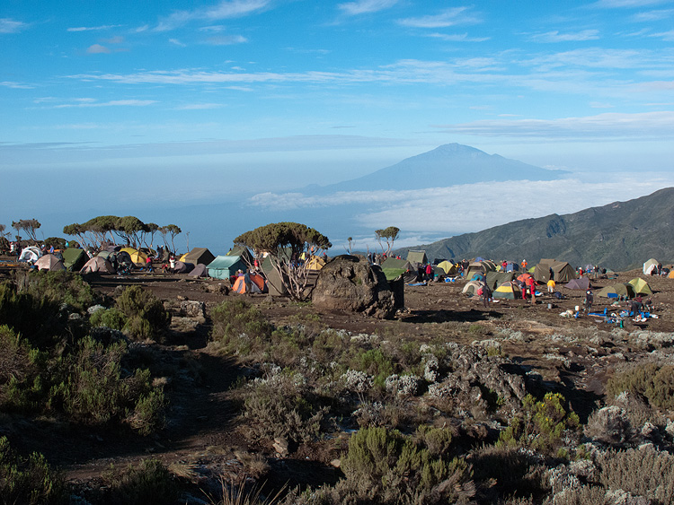 Leaving Shira camp