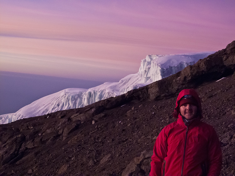 me and the glacier