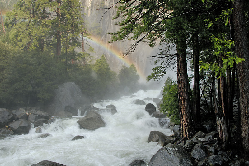 Rainbow in the mist