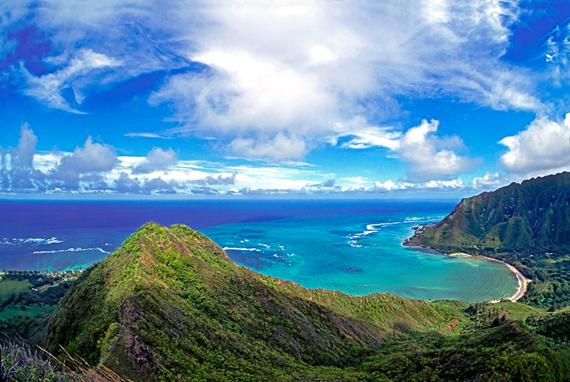 Kahana Bay - View from above
