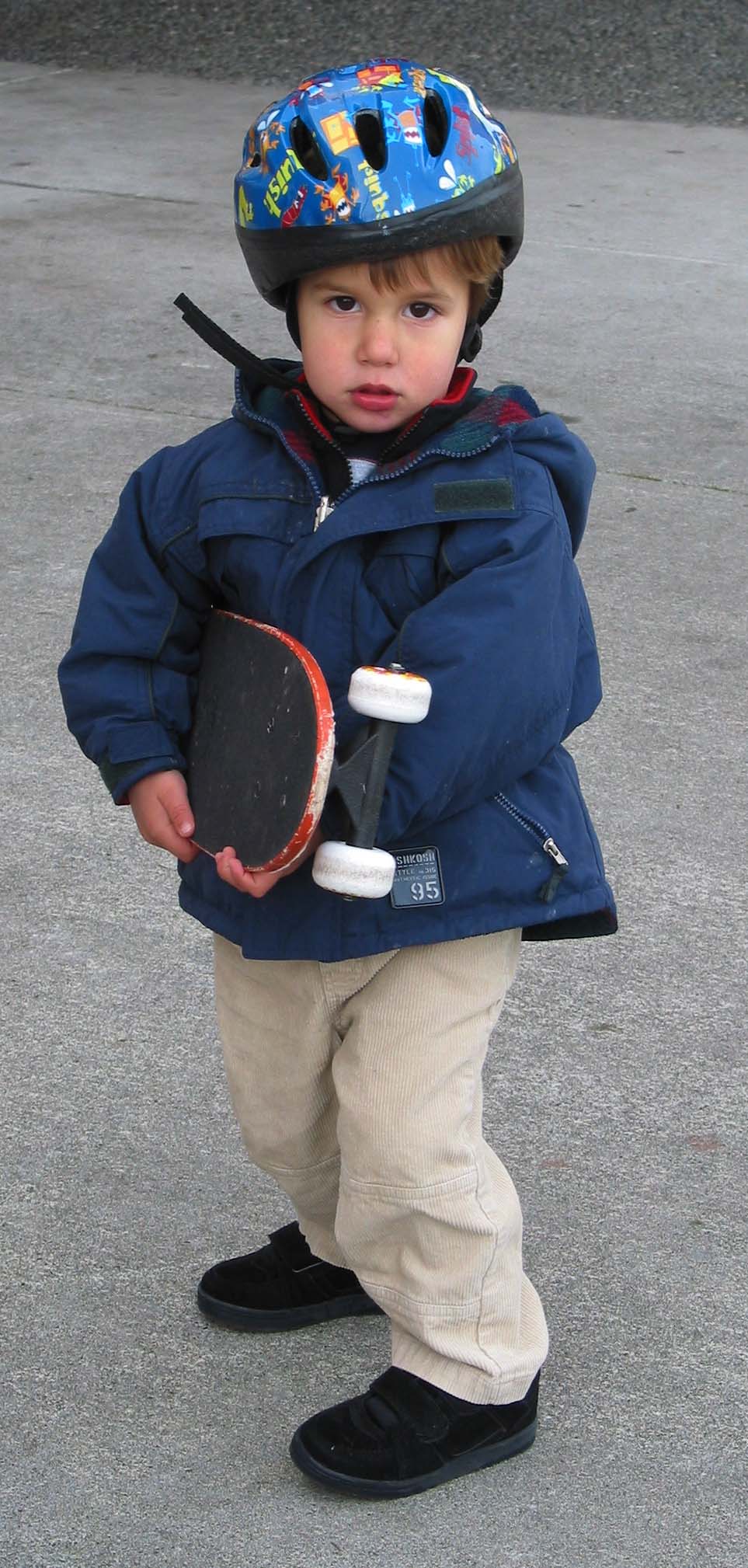 Serious Skateboarder