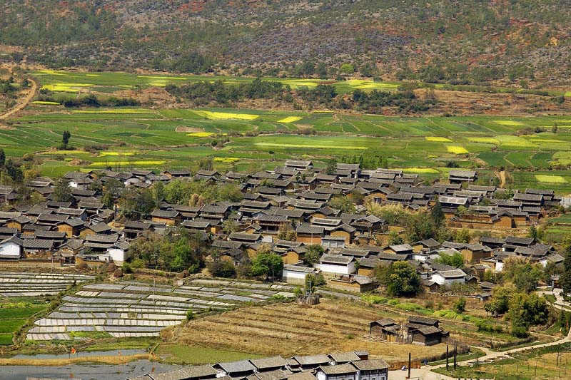 On the way from Dali to Lijiang 去麗江途中