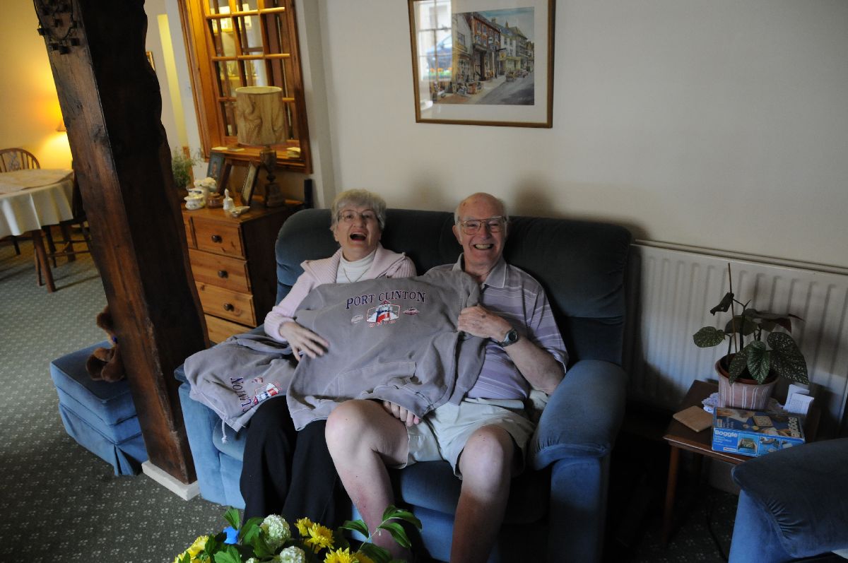 May 18, Ralph & Muriel @ Prospect Cottage with Port Clinton Shirts