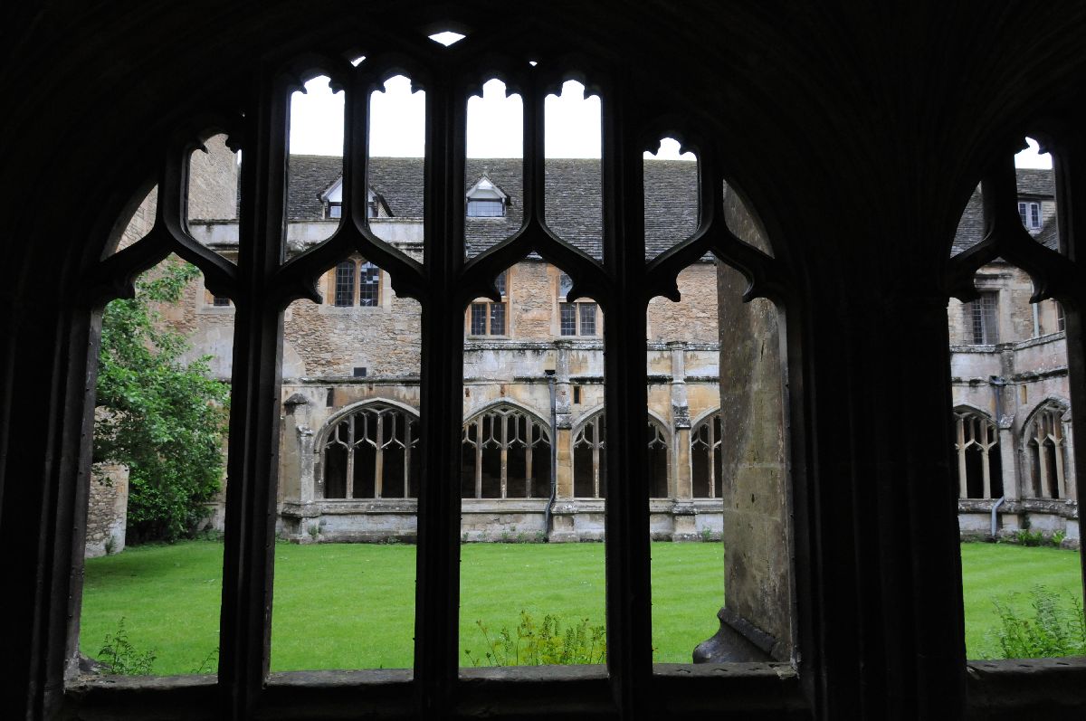 May 26, Lacock Abbey Courtyard