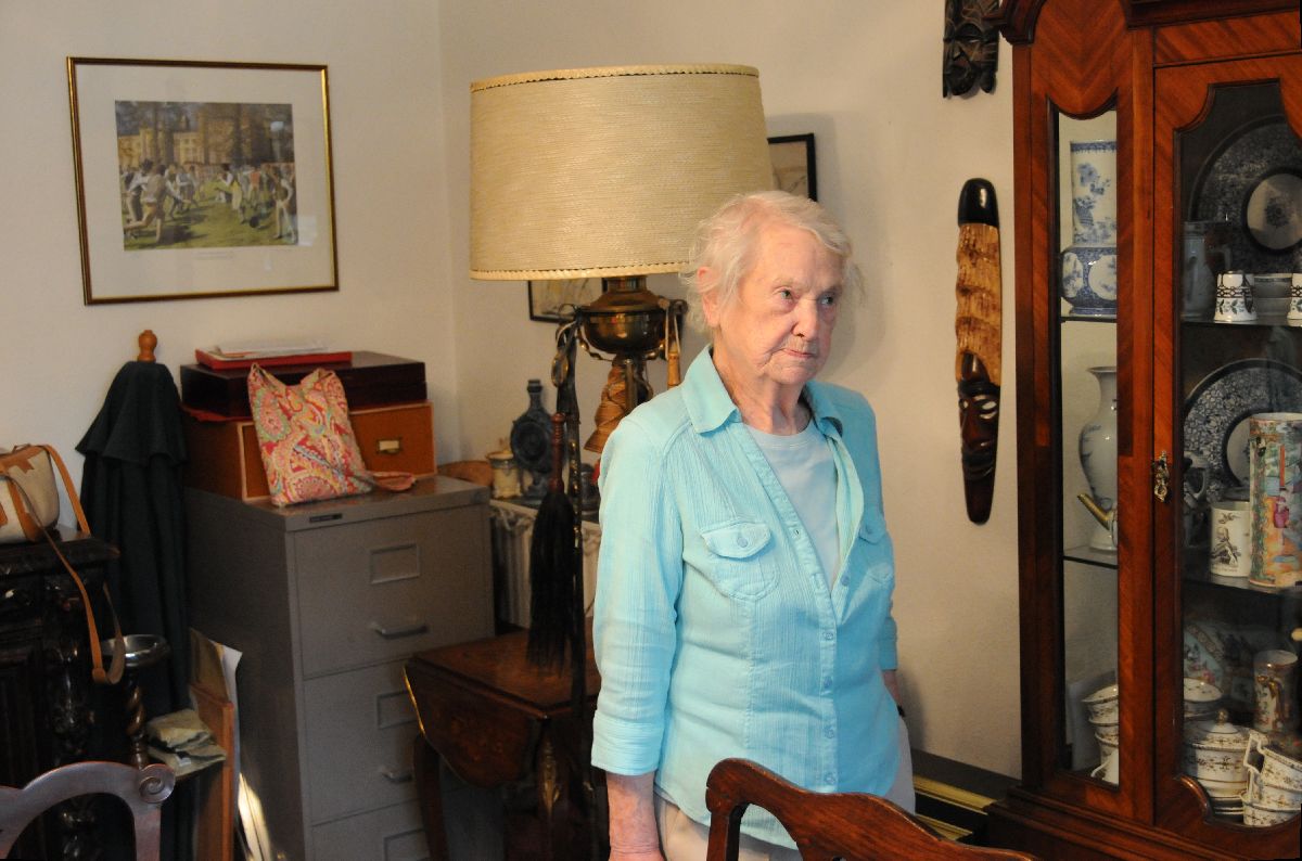 May 29, Ethel is keeping her eye on Peter & her clock
