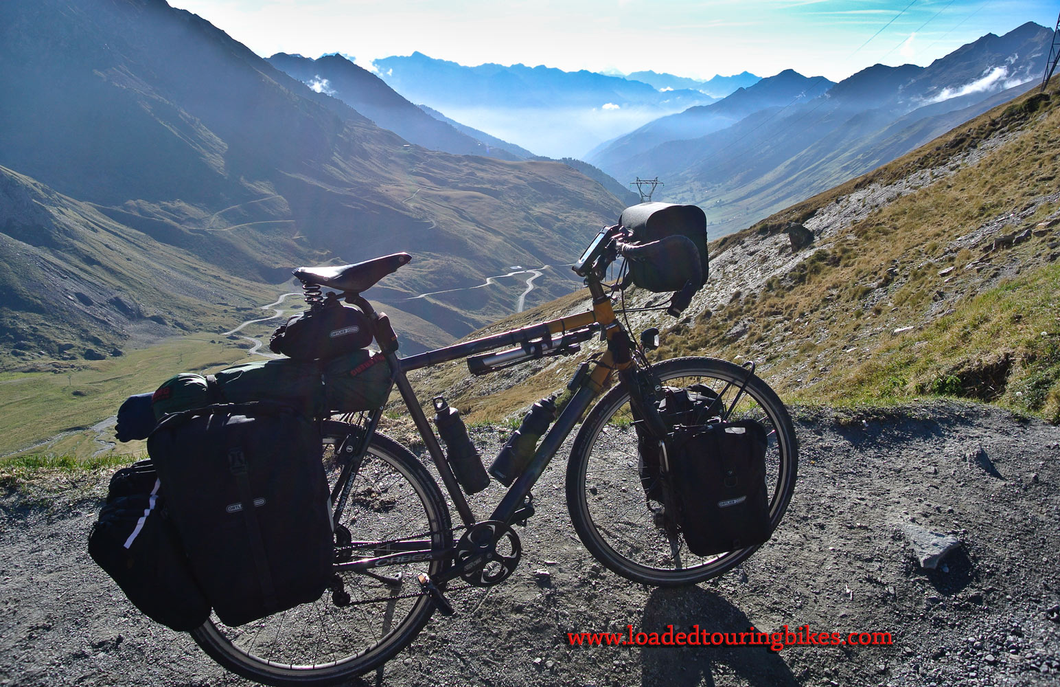 440    Paul touring France - Orbea Arama touring bike