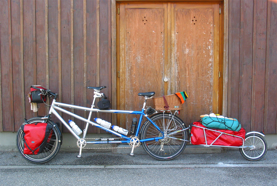 013  Marten & Marieke - Touring Alsace France - Santos touring bike