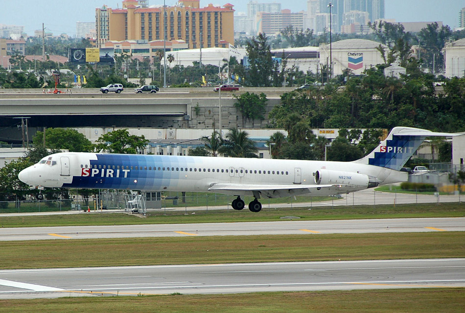 just added Spirit Airlines Douglas MD-82