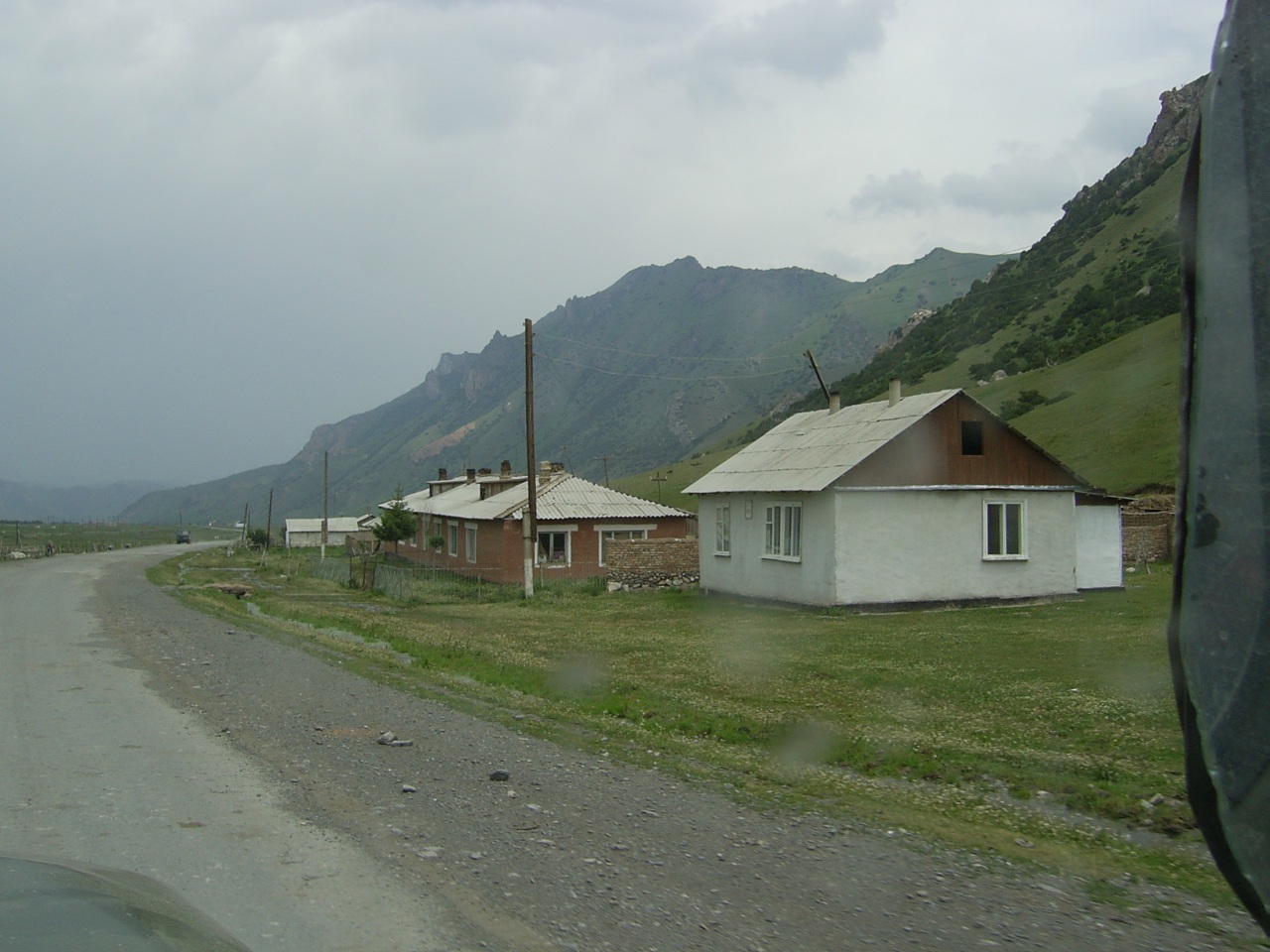 Kyrgyz village near Tajik border
