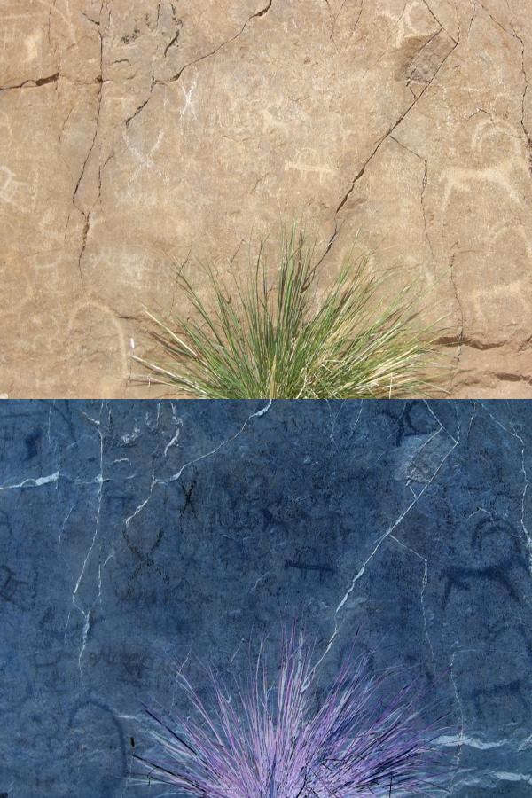 Petroglyph on the Pamir plateau