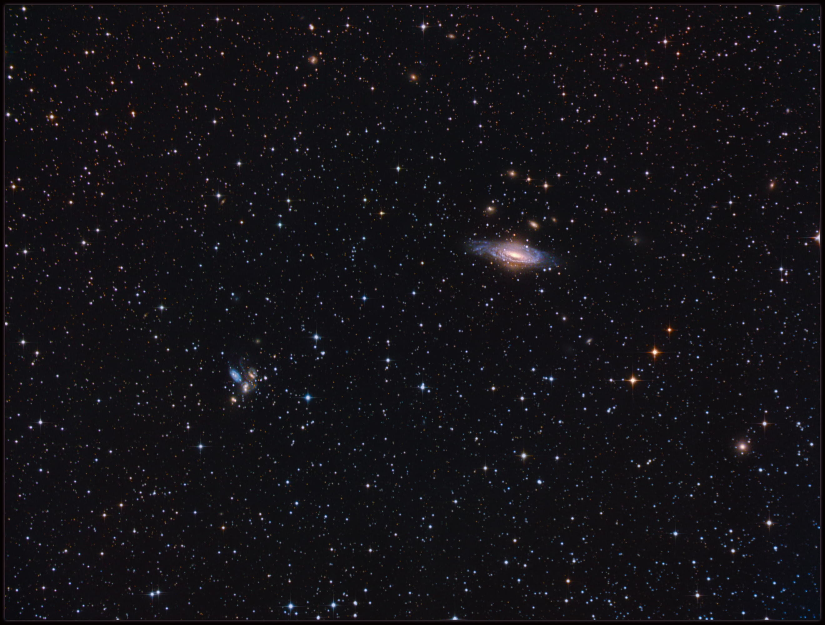 NGC 7331 and Stephans Quintet
