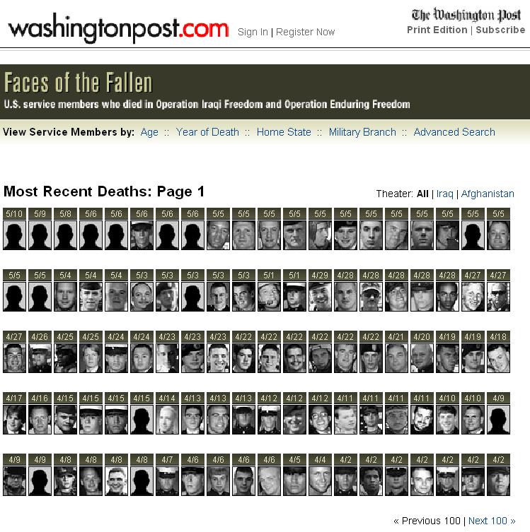 Faces of the Fallen
