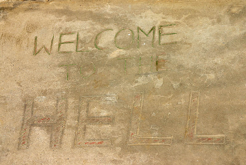Welcome to Hell Says it all really... Hells Gate NP, Kenya
