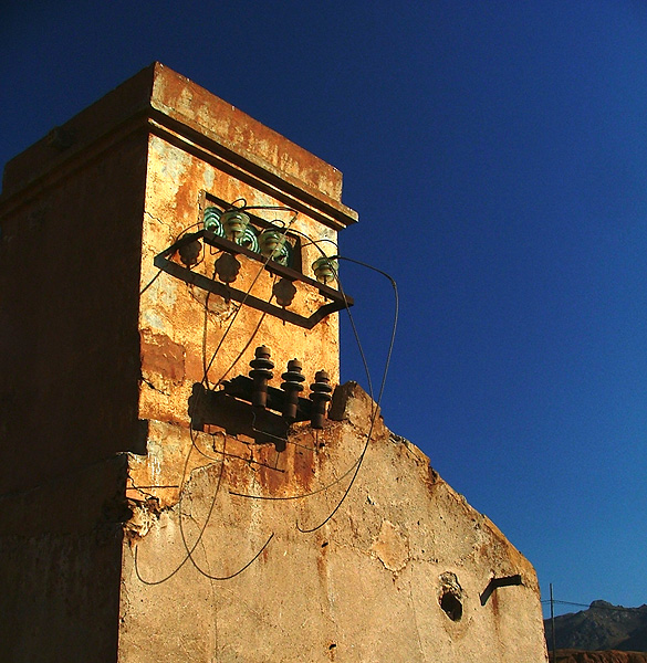 Only the telephone cables date the building...