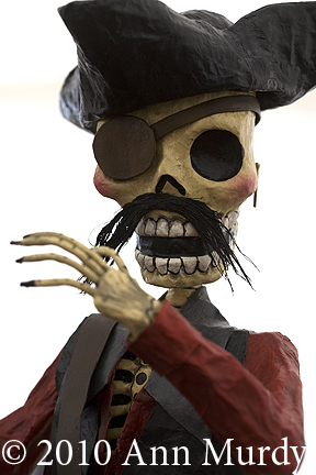 Calavera with eye patch