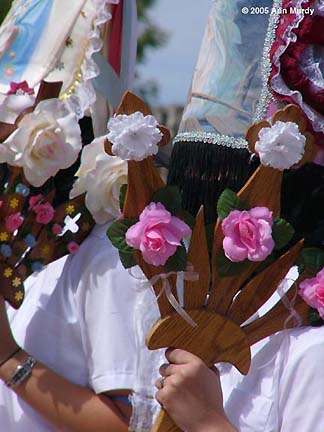 Two Matachine Dancers from Bernallilo