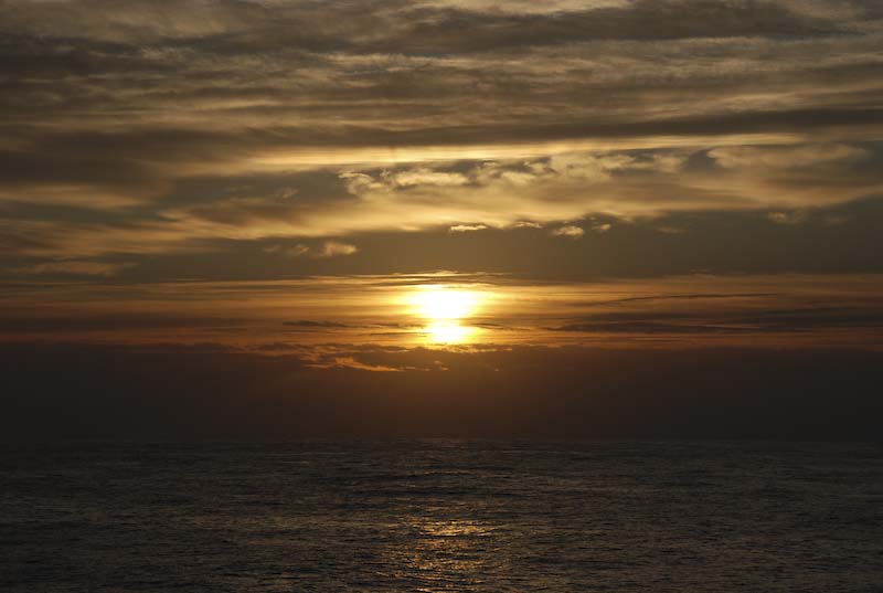 The Sun:  From the East and From the West