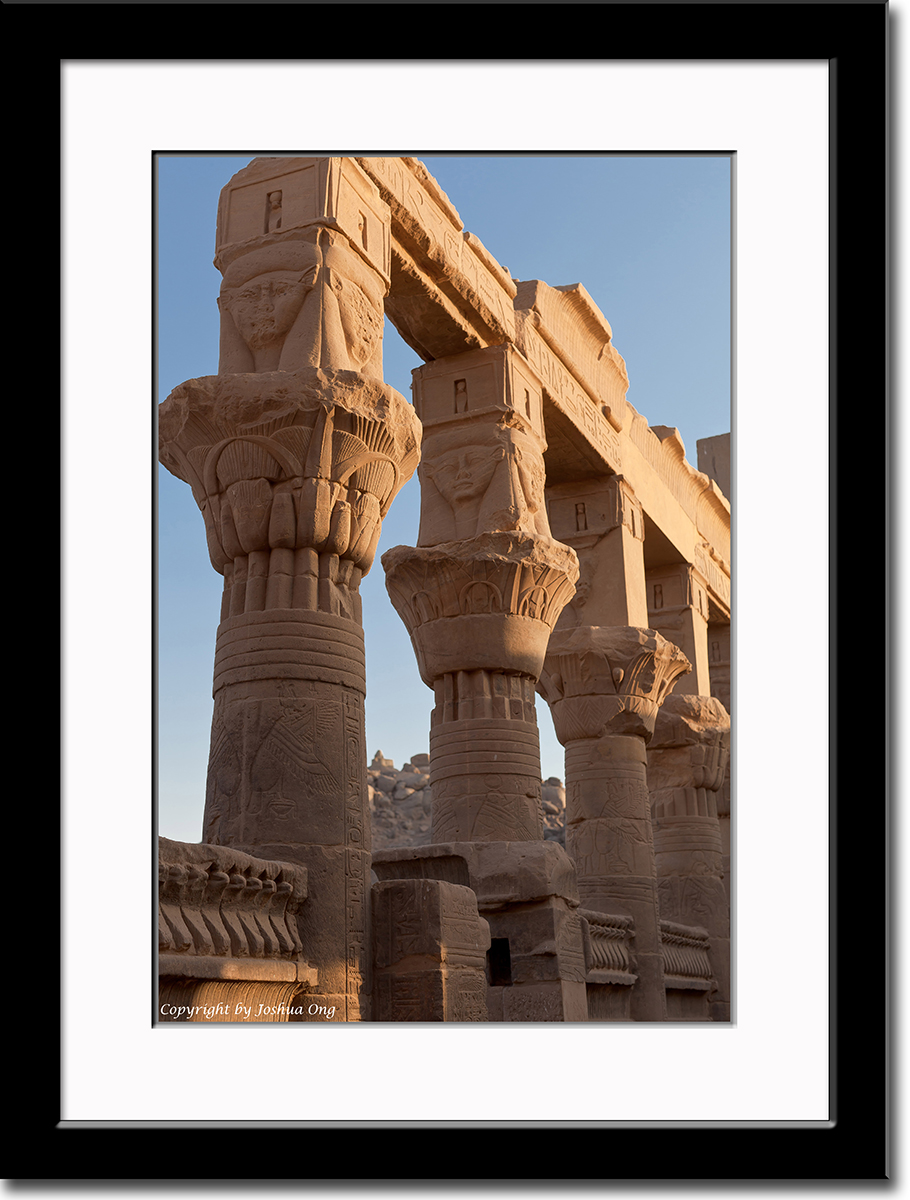 Pillars at Philae Temple