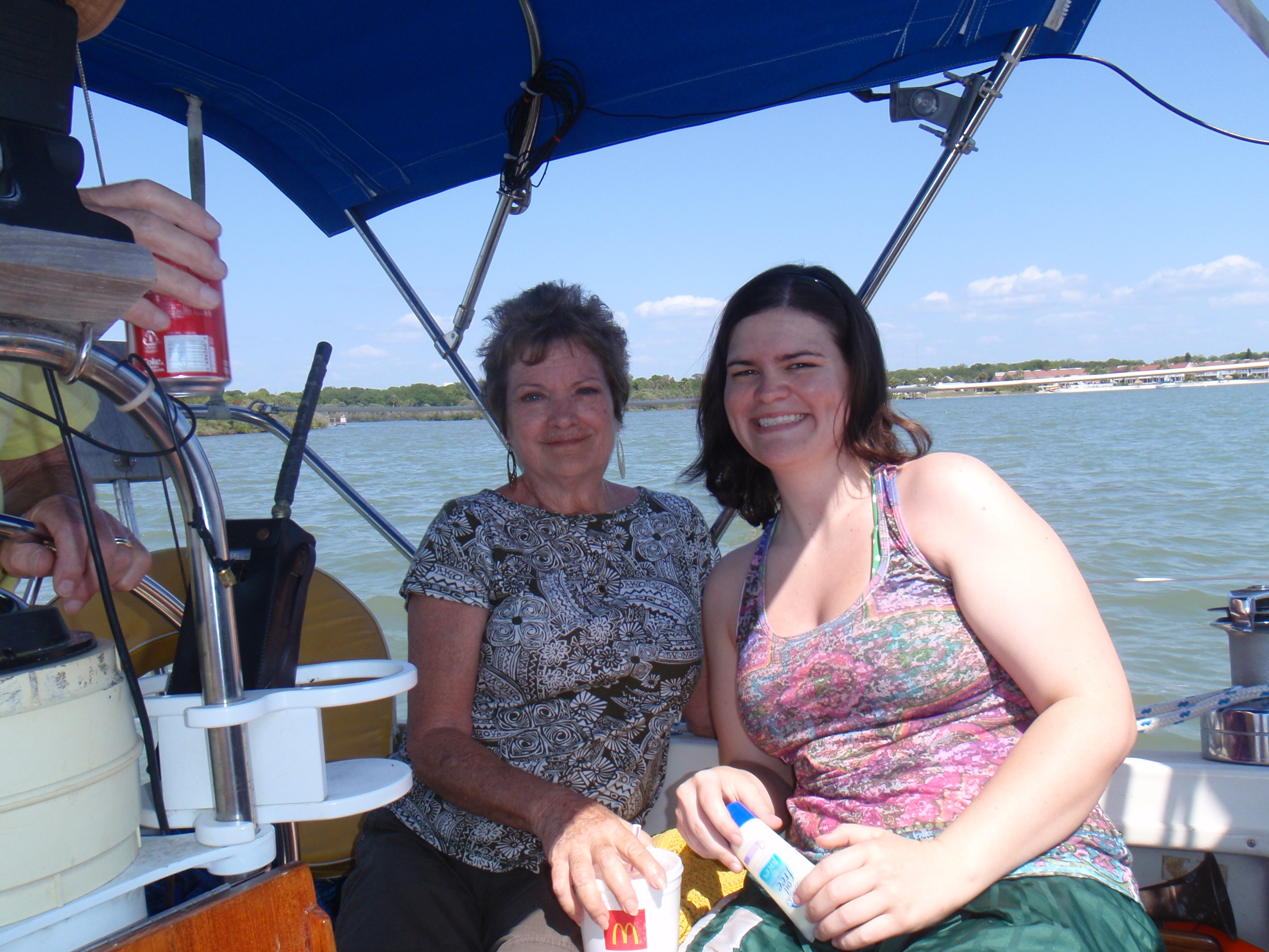 Mom and me at Boca Ciegas Fun Fest