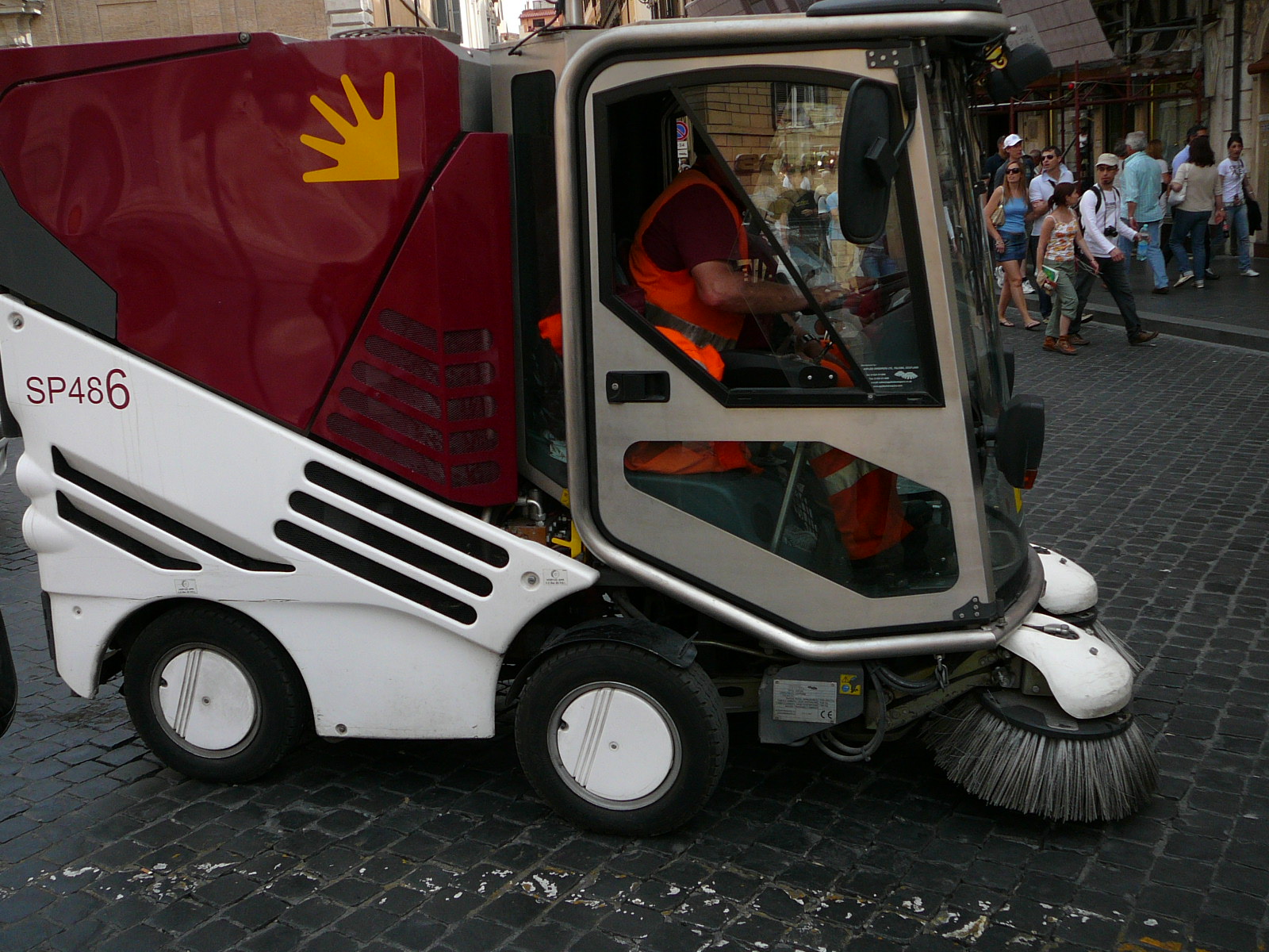 mini street cleaner truck (R)