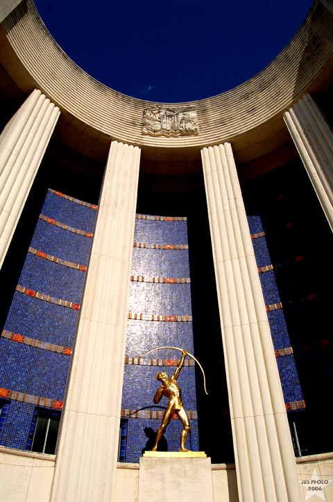 Sunlit Colonnade: Hall of State