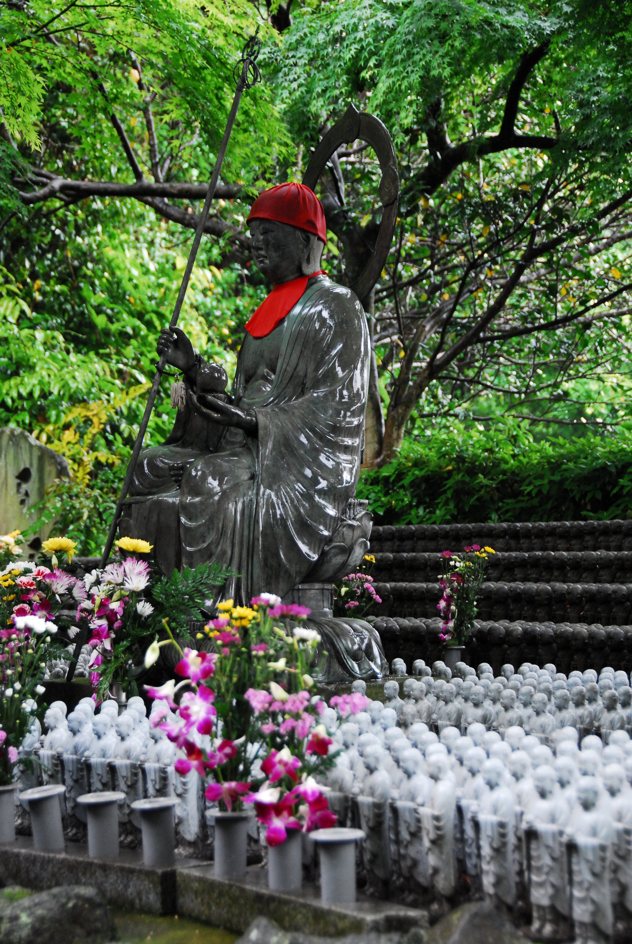 Jizo Statues at Hase-dera Temple