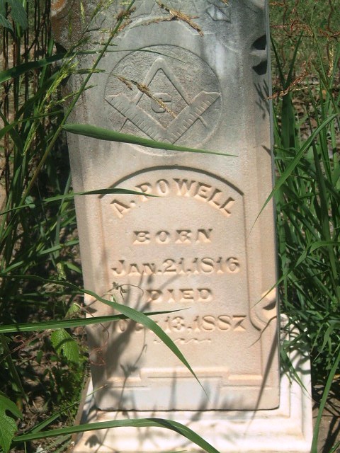 Absalum Powell Headstone