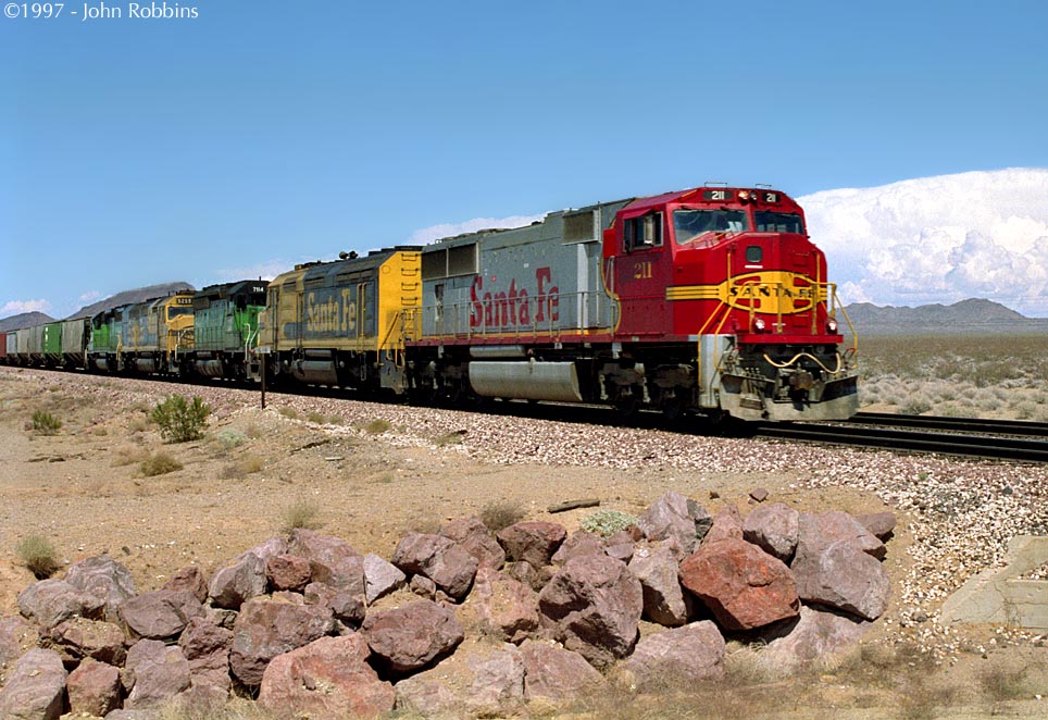 BNSF in the Desert