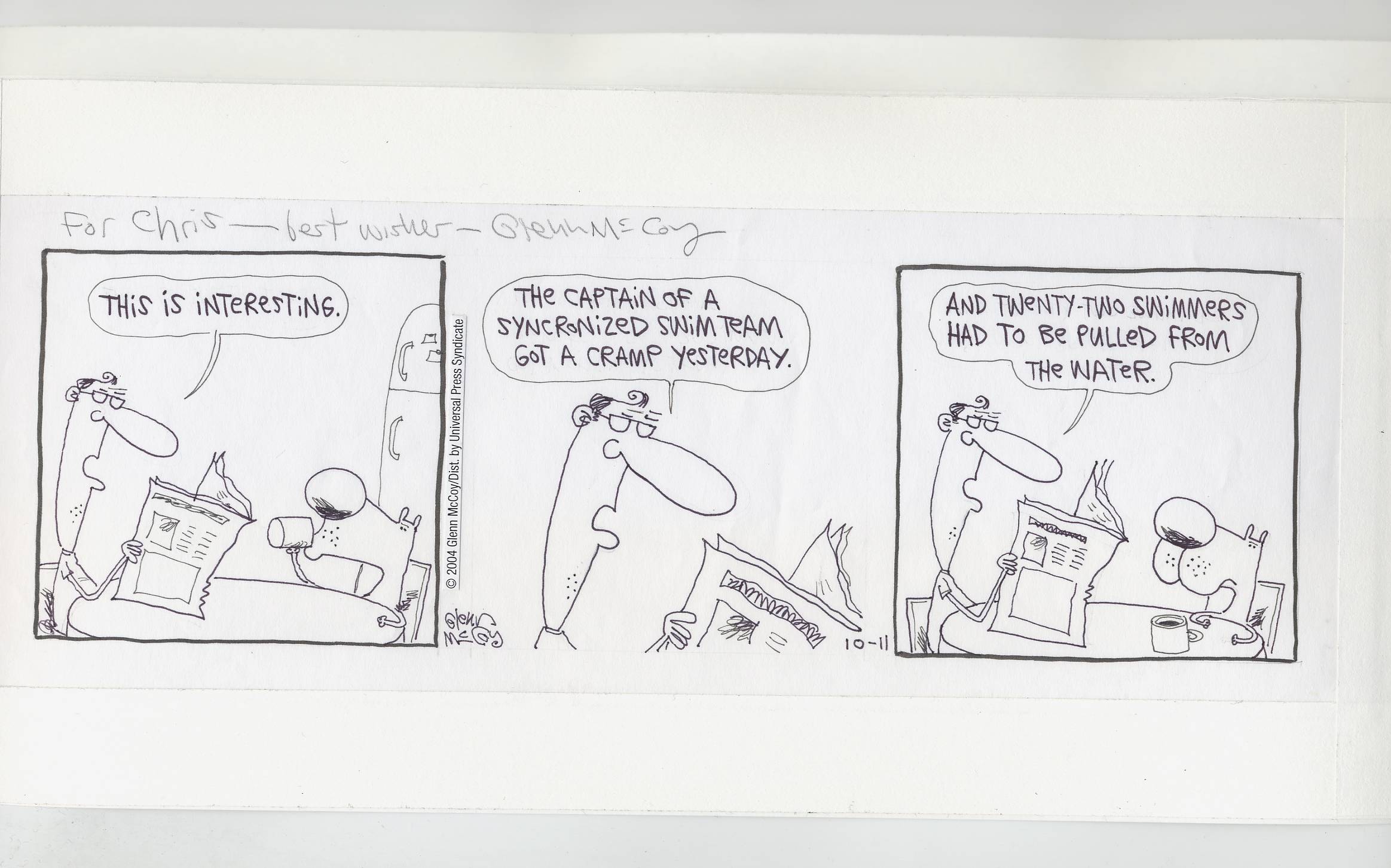 Glenn McCoy Original The Duplex Strip