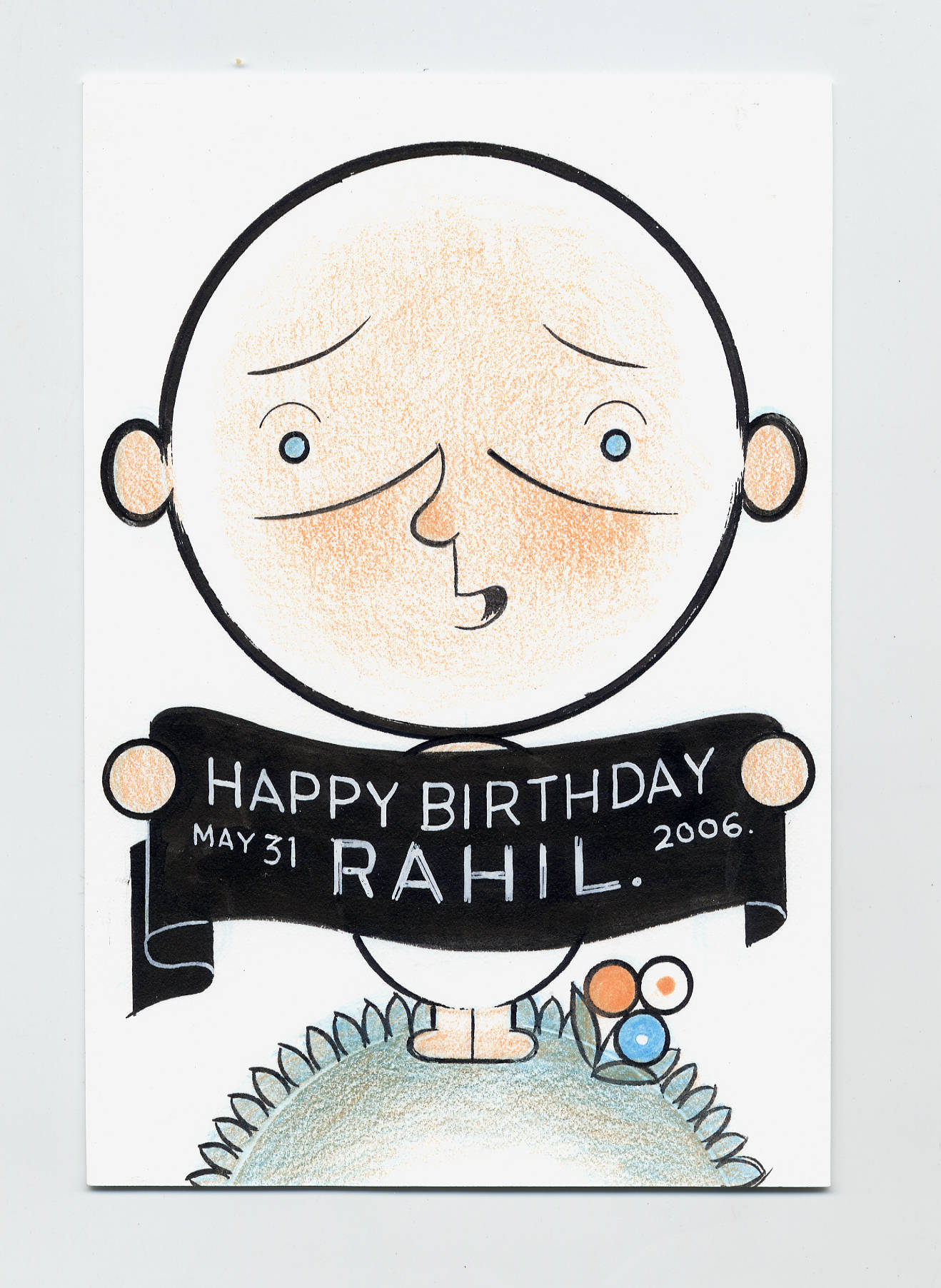 Birthday Card for Rahil