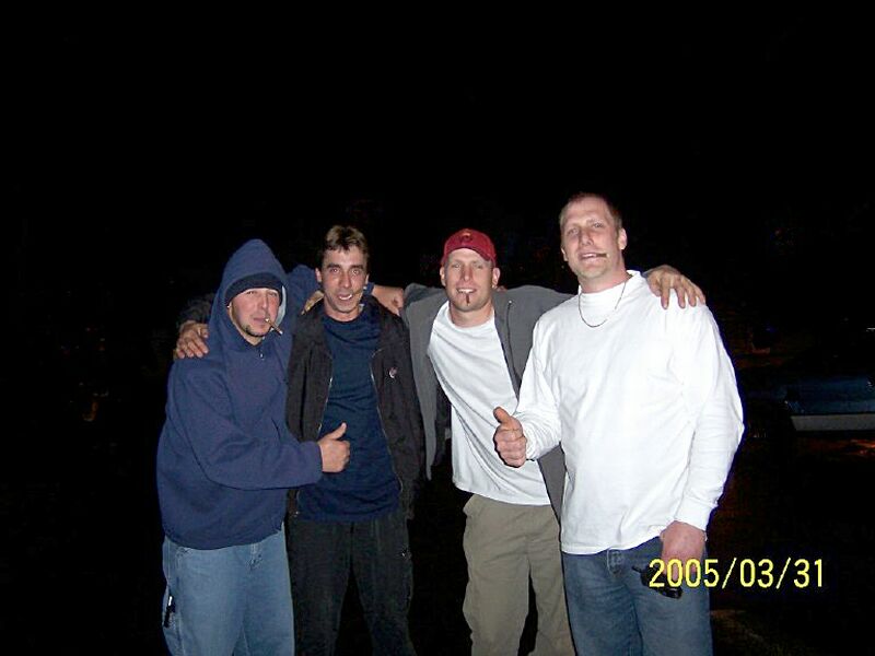 Four cigar smoking buddies March 31 2005 pm.