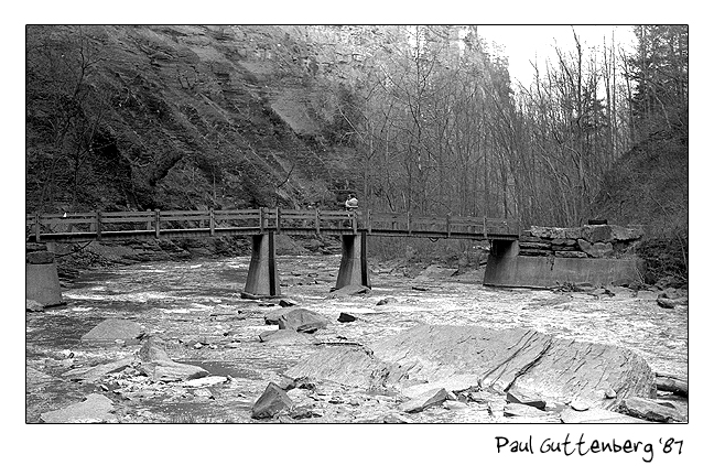 Foot Bridge at Taughannock Falls