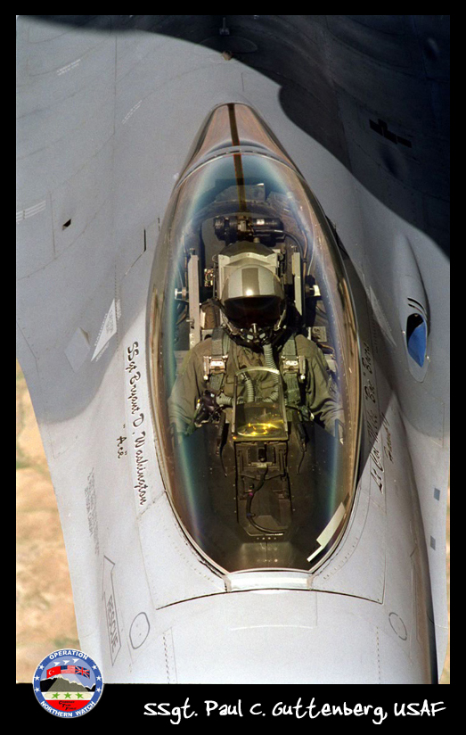  F-16 Wild Weasel from KC-135