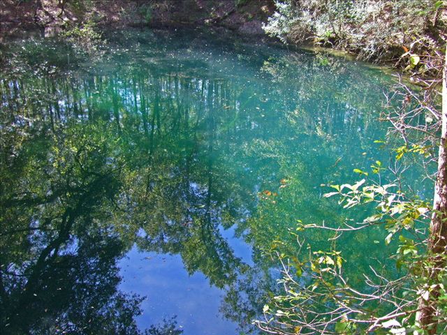 The largest pool of water we saw