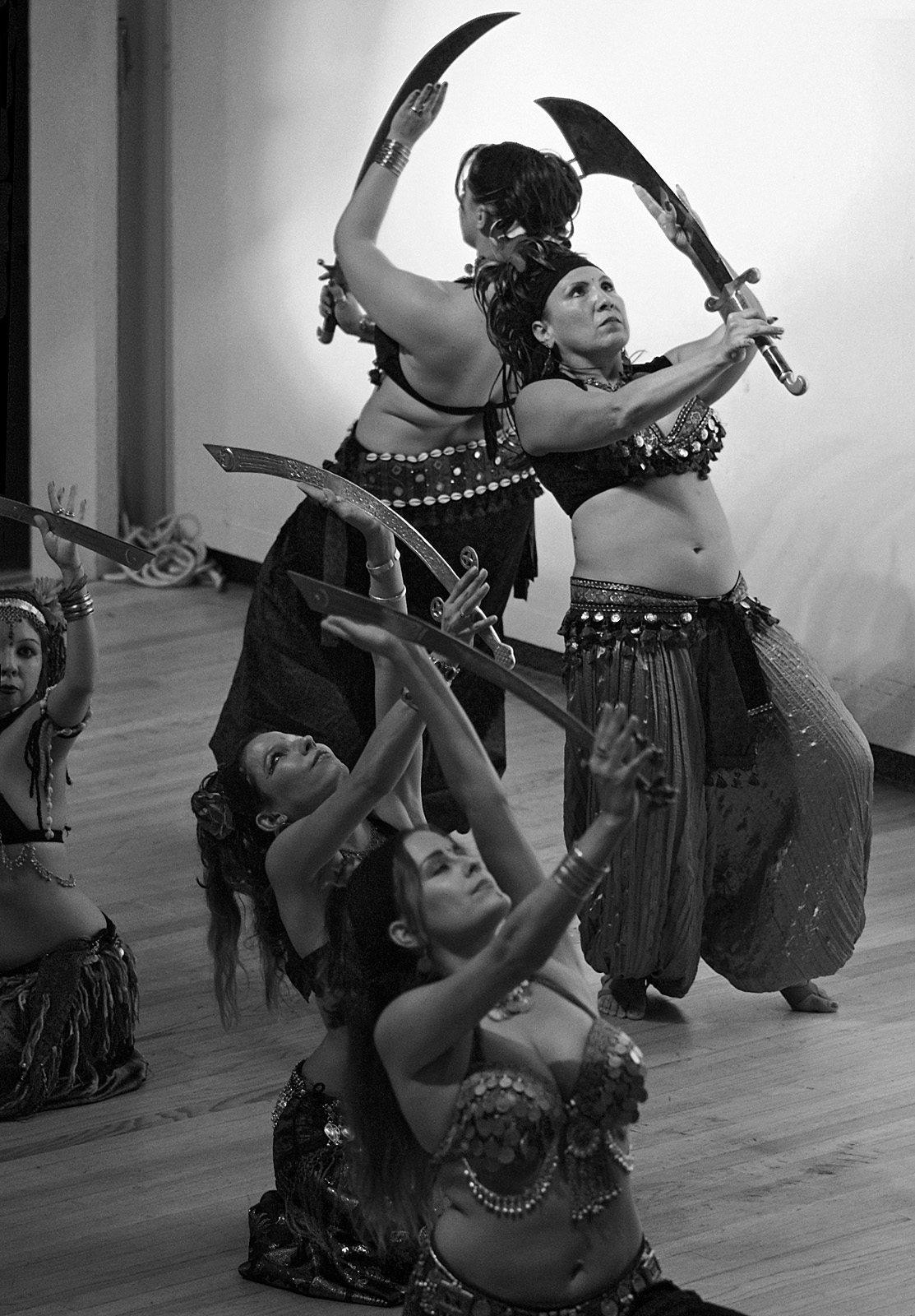 sword dance bw