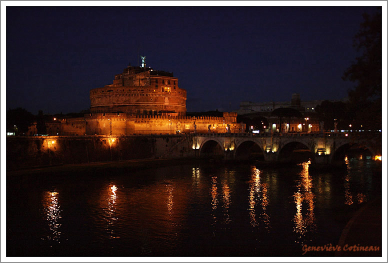 Chteau Saint-Ange / Castel SantAngelo, di notte