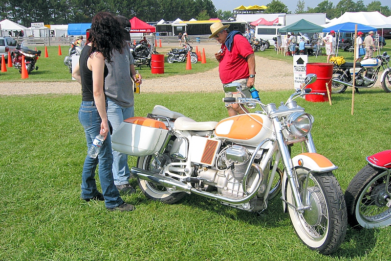 Creamsicle Moto Guzzi