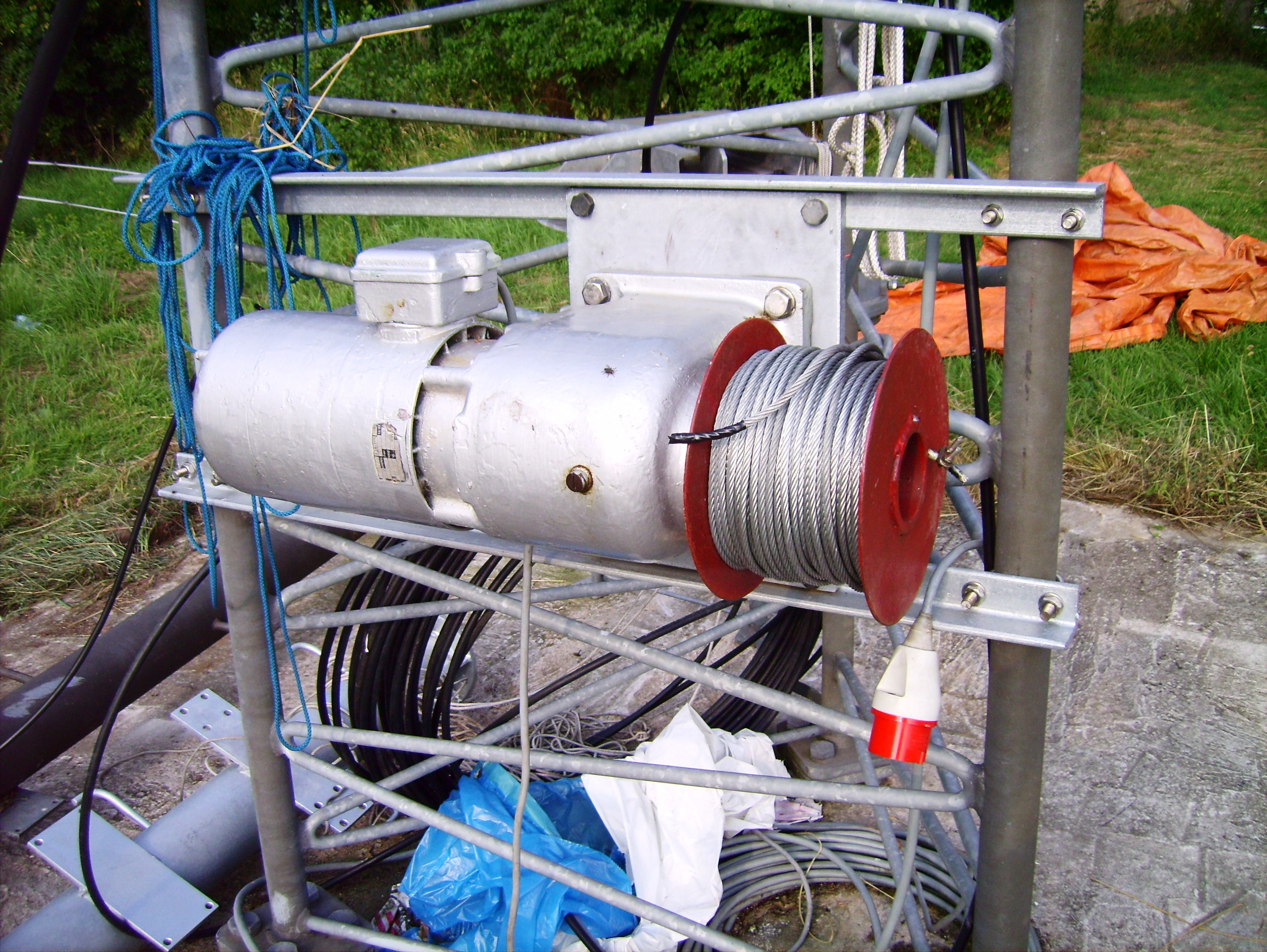 Tower winch