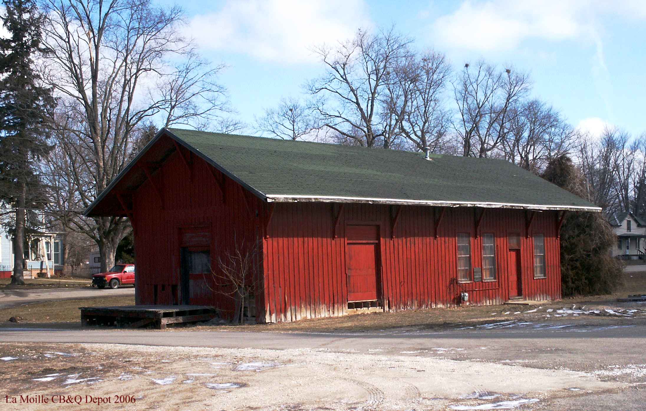 Chicago, Burlington & Quincy Depot, La Moille, Illinois