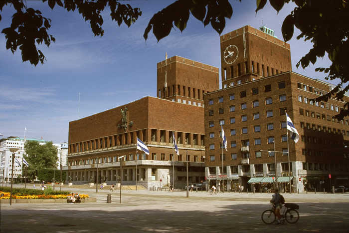 Oslo -The City Hall at Rdhusplassen