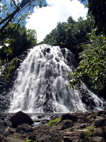 One of many waterfalls