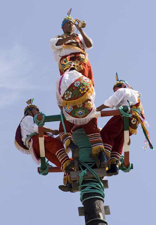 Papantla Flyers in Mazatlan