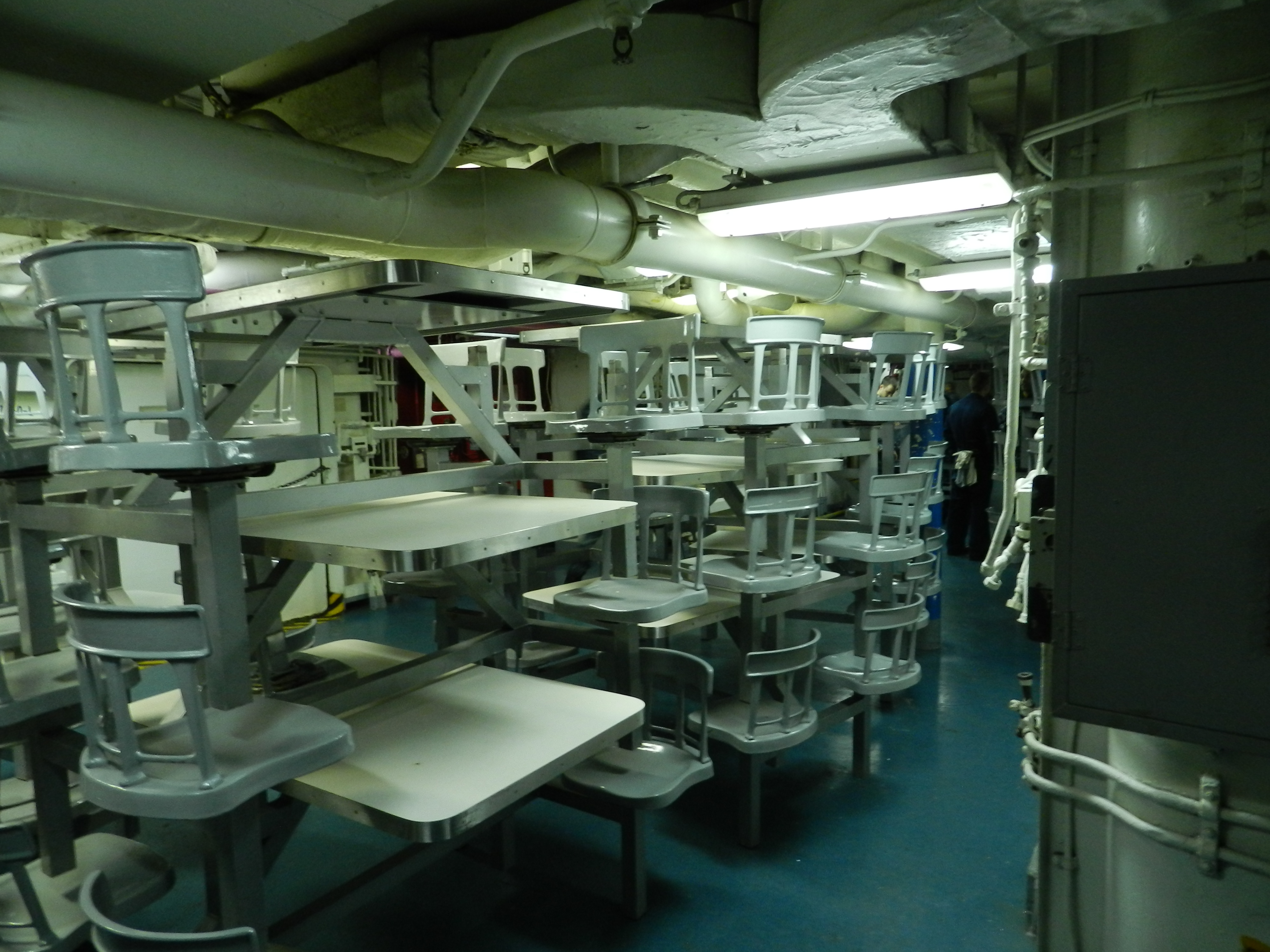 CVN-65 29 Mess Hall tables.JPG